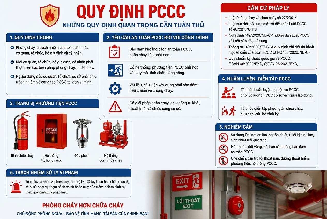 Nhà Xưởng Bao Nhiêu m² Bắt Buộc Phải Trang Bị Hệ Thống PCCC?