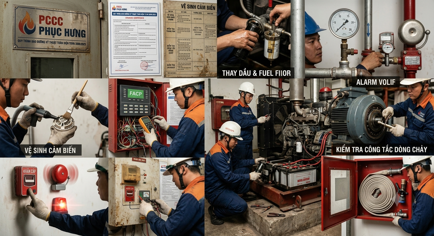 Dịch Vụ Bảo Trì, Bảo Dưỡng Hệ Thống PCCC Trọn Gói Tại Nghệ An