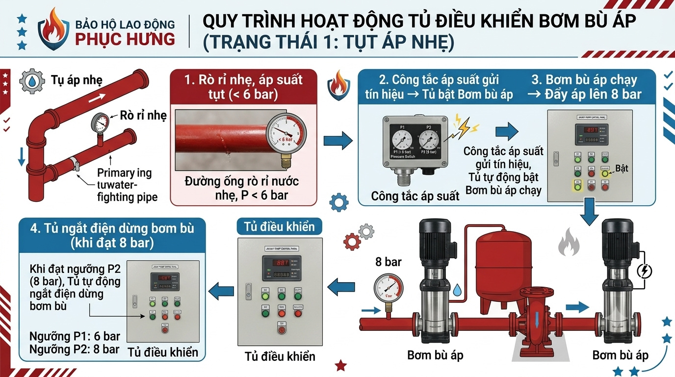 Tủ Điều Khiển Bơm Chữa Cháy Hoạt Động Như Thế Nào? Nguyên Lý A - Z