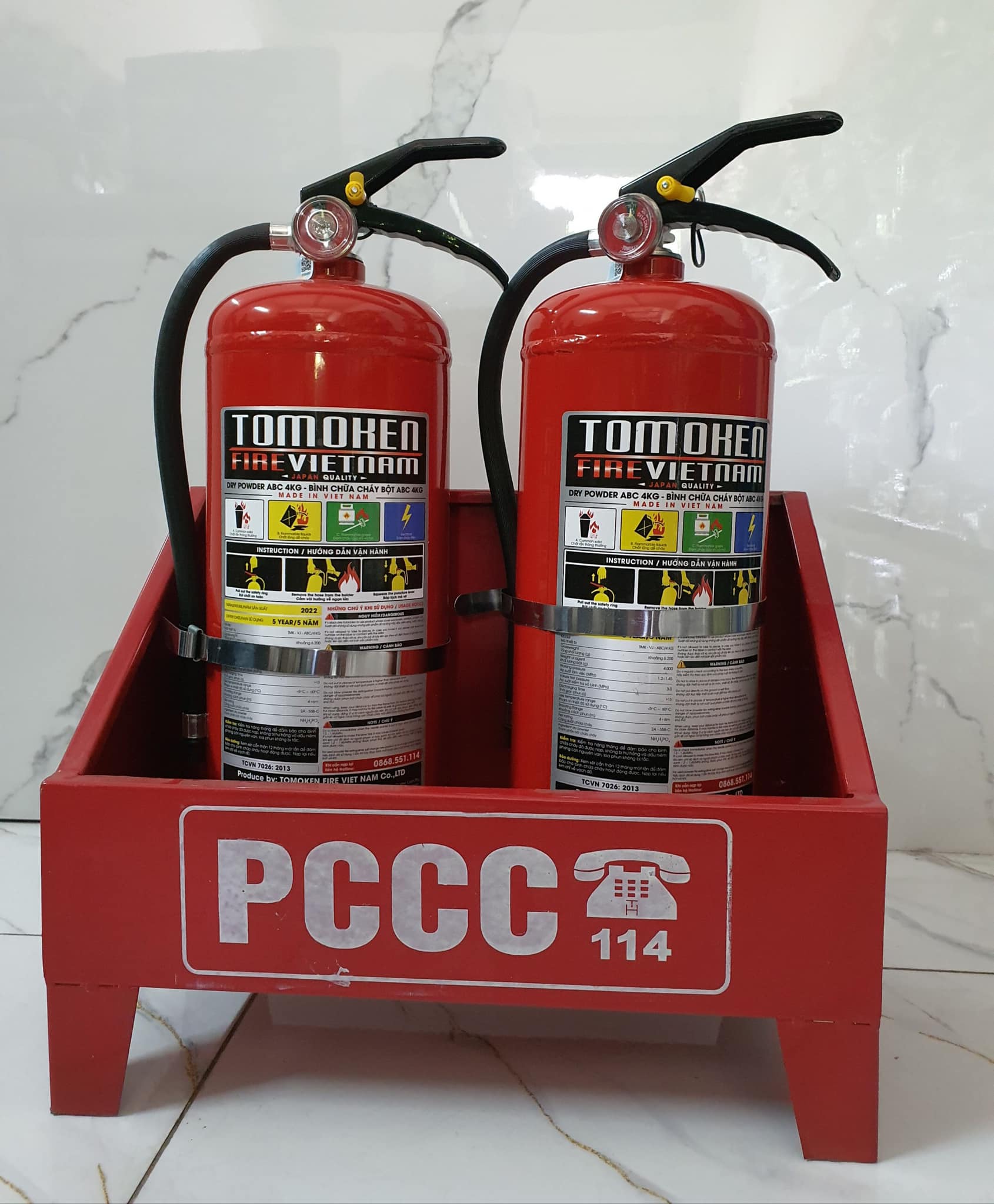 Chữa cháy hiệu quả với bình chữa cháy TOMOKEN Việt Nam