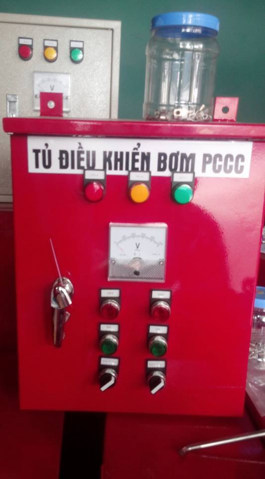 Tủ Điều Khiển Máy 2 Bơm chữa Cháy 7,5kw